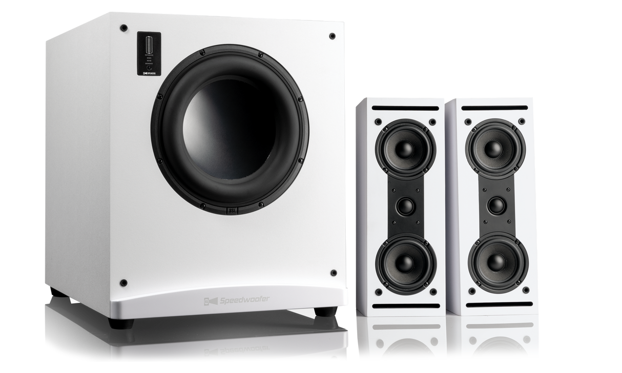 12S CG23M 2.1 STEREO SYSTEM - WHITE