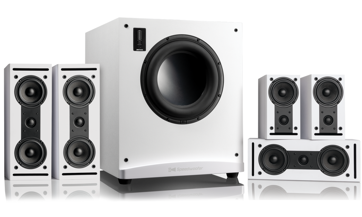 12S CG23M 5.1 HOME THEATER SYSTEM - WHITE