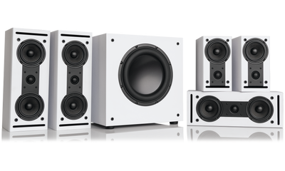 10E CG23M 5.1 HOME THEATER SYSTEM - WHITE