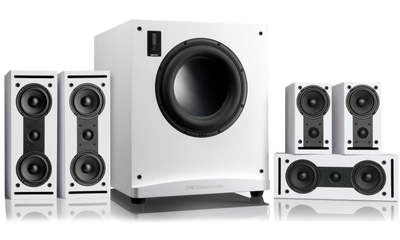 12S CG23M 5.1 HOME THEATER SYSTEM - WHITE