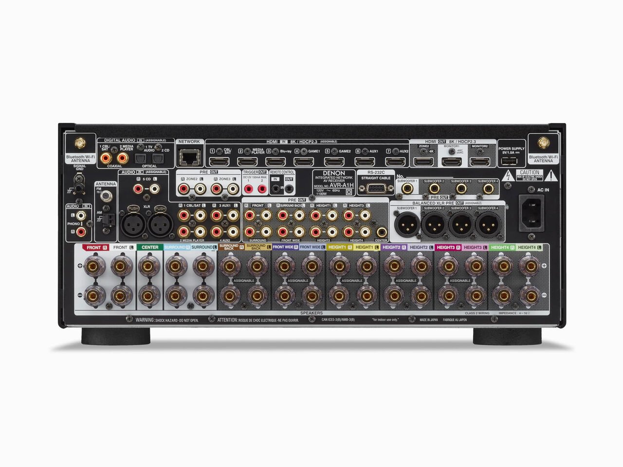 Denon AVR-A1H (15.4 Ch. 150W 8K) – Rogersound Labs