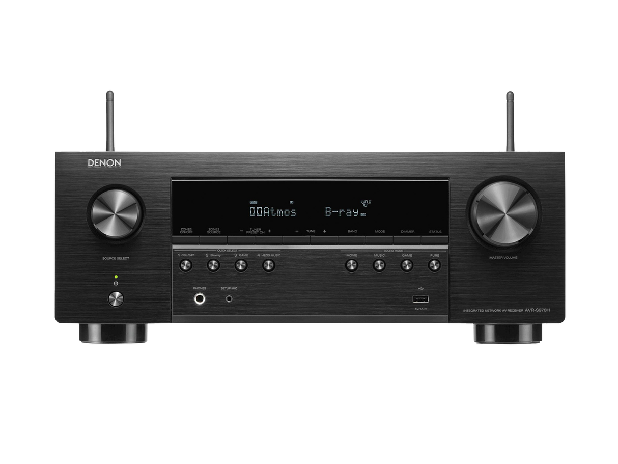 Denon AVR-S970H (7.2 Ch. 90W 8K)