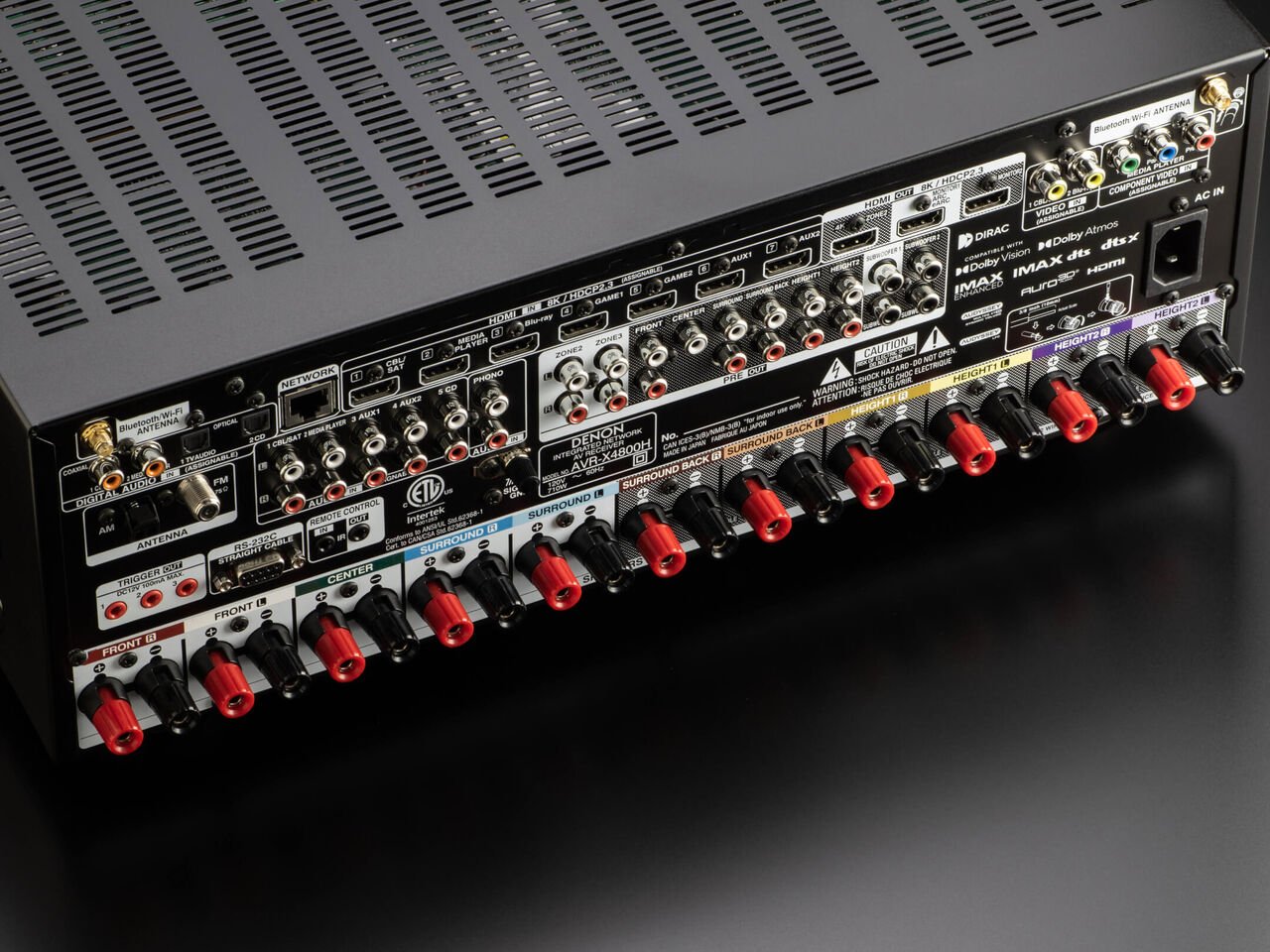Denon AVR-X4800H (9.4 Ch. 125W 8K) – Rogersound Labs
