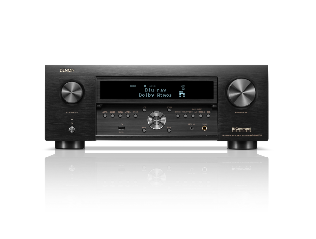 Denon AVR-X6800H (11.4 Ch. 140W 8K)