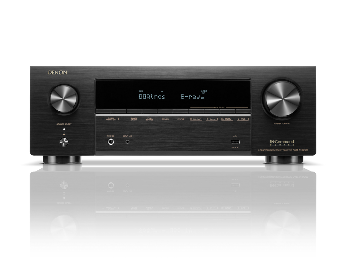 Denon AVR-X1800H (7.2 Ch. 80W 8K)