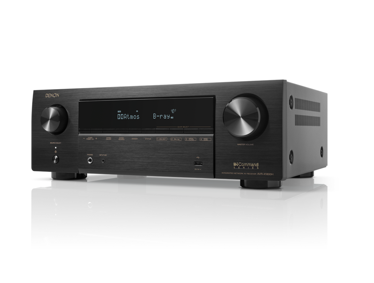 Denon AVR-X1800H (7.2 Ch. 80W 8K)