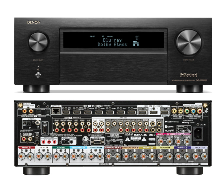 Denon AVR-X6800H (11.4 Ch. 140W 8K) – Rogersound Labs