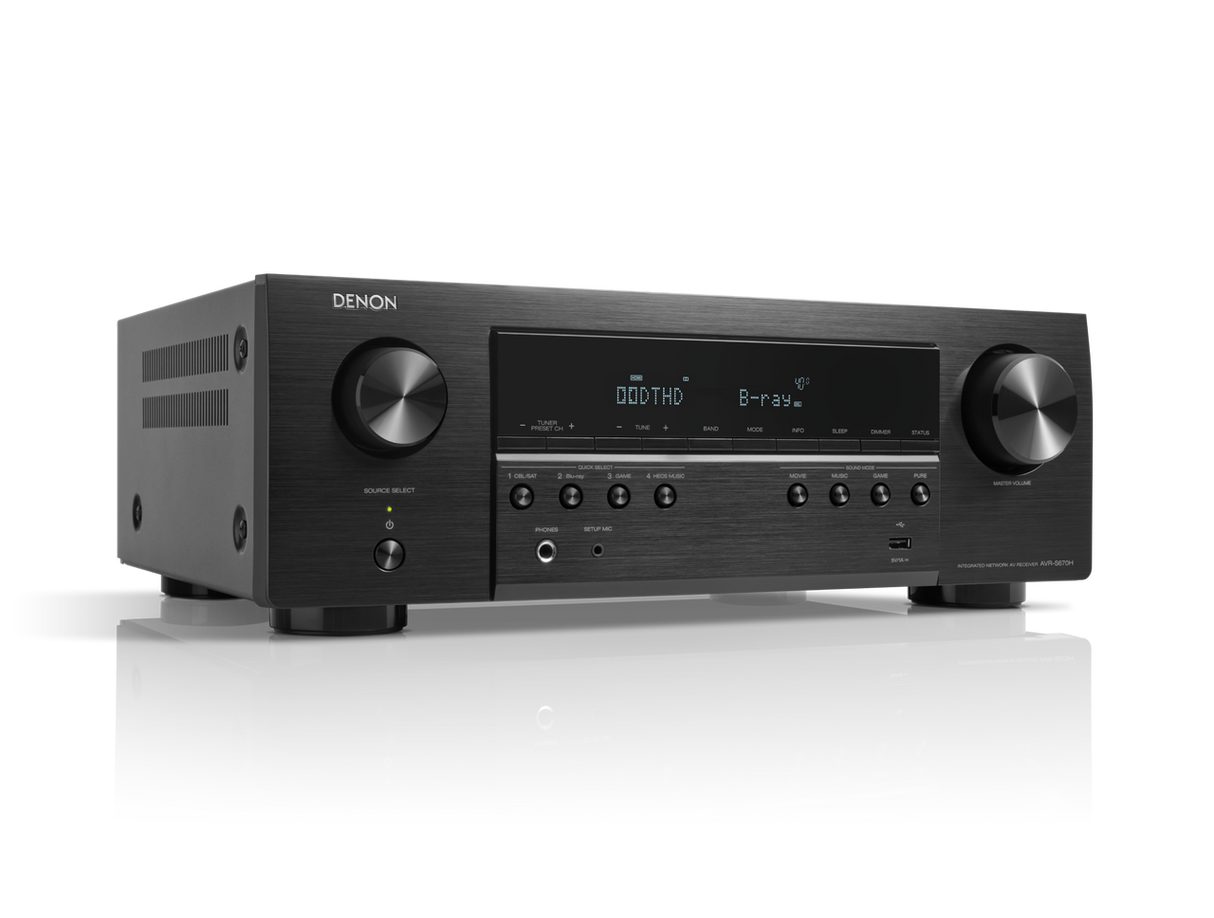 Denon AVR-S670H (5.2 Ch. 75W 8K)