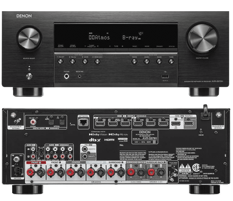 Denon AVR-S970H (7.2 Ch. 90W 8K)