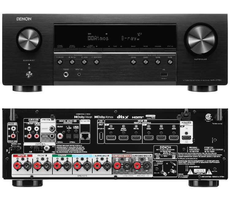 Denon AVR-S770H (7.2 Ch. 75W 8K)