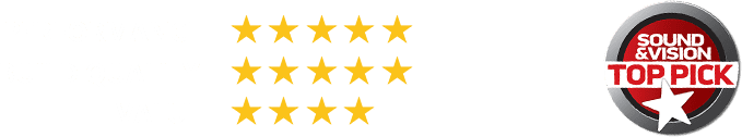Definitive Technology star rating & badges